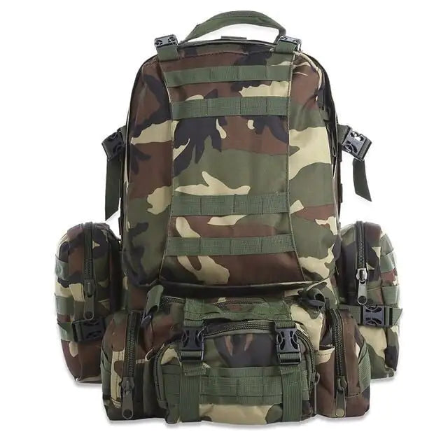 50L Waterproof Tactical Backpack for Camping & Hiking
