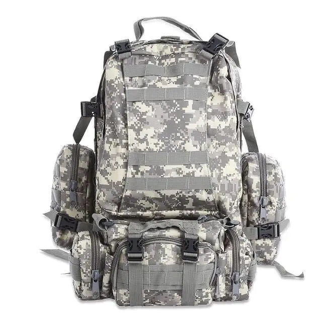 50L Waterproof Tactical Backpack for Camping & Hiking